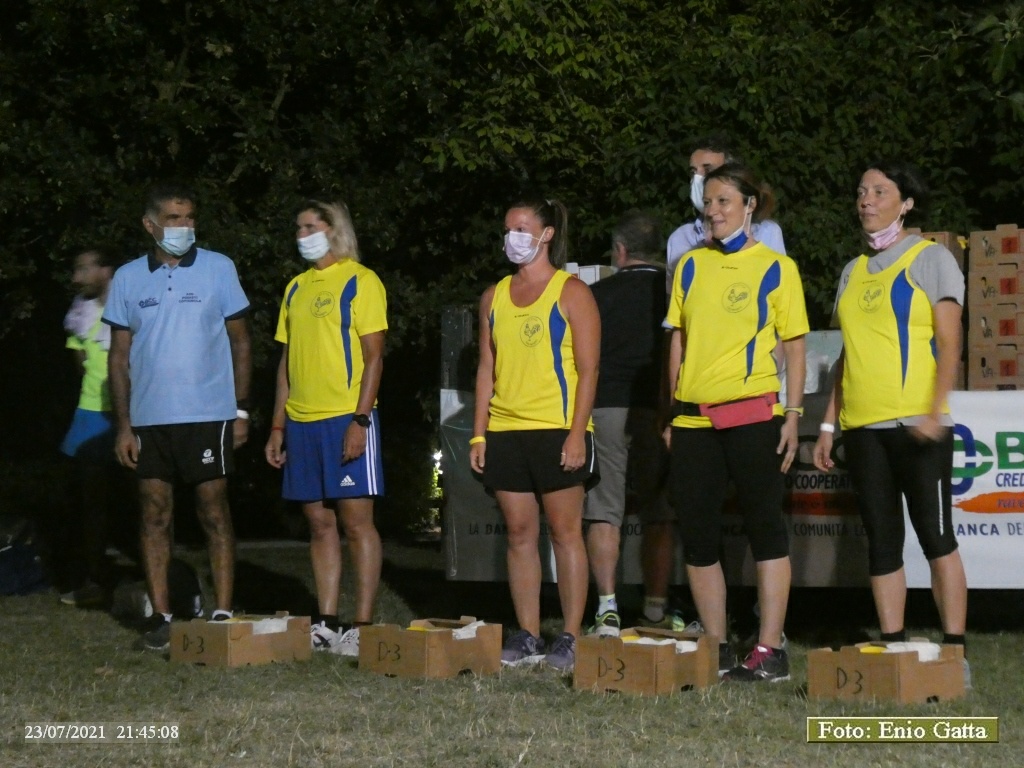 Cotignola: Staffetta 4x1,3 - 23 luglio 2021